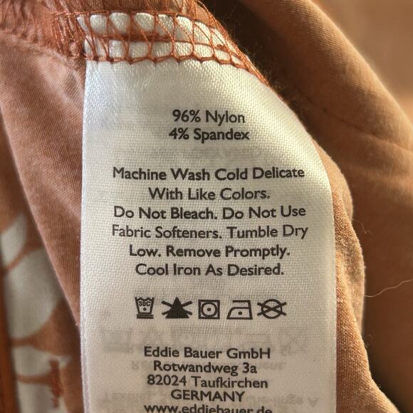 Eddie Bauer Sunburst Chino Shorts Men’s Size 36 Rust Color 10" Inseam Casual - Picture 7 of 7